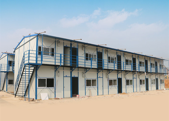 Movable Room Light Gauge Steel Prefab Container Houses การคุ้มครองสิ่งแวดล้อม