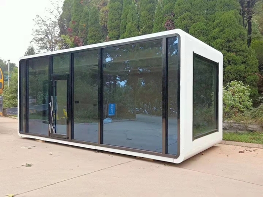 LANGE Pitched Flat Pack Container House บ้านขยายได้แบบพกพา 13.92m2
