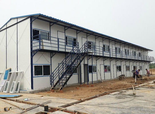 โครงเหล็กวัดแสงความแข็งแรงสูงบ้านสำเร็จรูปสำหรับการป้องกันอัคคีภัยในโรงงาน