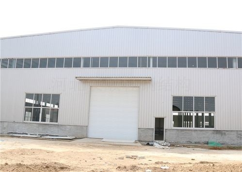 การจัดเก็บที่ประสิทธิภาพดี โครงสร้างเหล็ก คลังสินค้า Hot Dip Galvanized With Rolling Door
