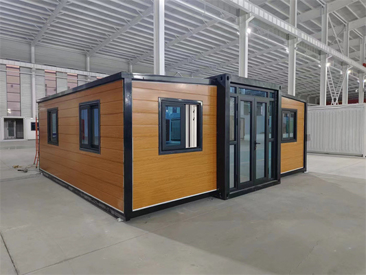 บ้านคอนเทนเนอร์ขนาดขยายได้ 20 ฟุต โมบายล์ Prefab Eco Friendly