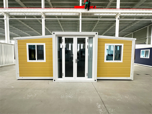 บ้านคอนเทนเนอร์ขนาดขยายได้ 20 ฟุต โมบายล์ Prefab Eco Friendly