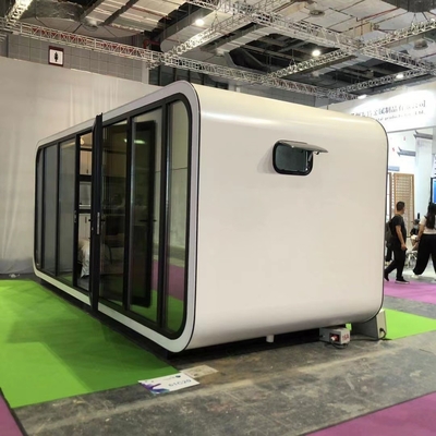 โครงสร้างสแตนเลส Prefab โทรศัพท์มือถือ Apple Cabin House