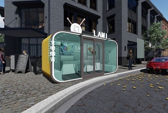 Apple Cabin โมบาย คอนเทนเนอร์ บ้านสําหรับโรงแรมสํานักงานบ้าน