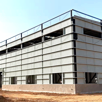 โครงสร้างเหล็ก โครงสร้างบ้านเรือนเรือนเรือนเรือนเรือนเรือนเรือนเรือน Single Ridge Steel Frame