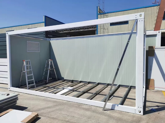 Windproof ปรับแต่งโครงเหล็กโรงพยาบาลแผงแซนวิชคลังสินค้าแยกห้อง