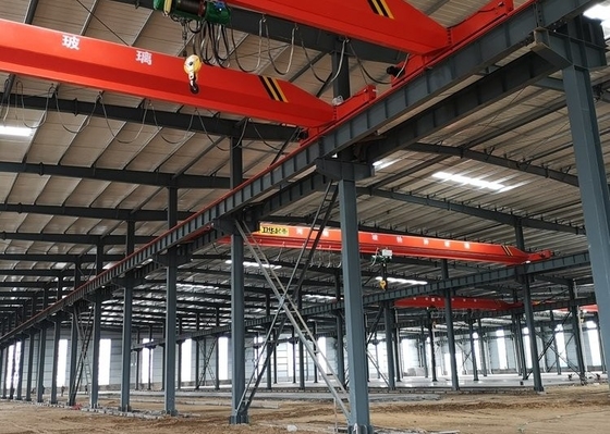 CE Prefab Metal Framing Crane Workshop บ้านโครงสร้างเหล็ก
