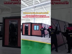 บ้านบรรจุขยะขยายแบบอิฐแดงขนาด 20 ฟุต